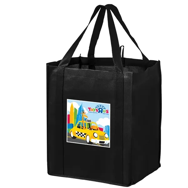 13" x 10" x 15" non-woven polypropylene wine and grocery tote... from ASI 35290 American Ad Bag Co