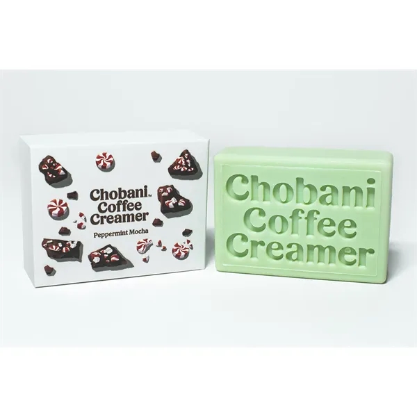 Handmade, natural soap scented and colored to order, debossed with logo.... from ASI 38850 Bath Promotions