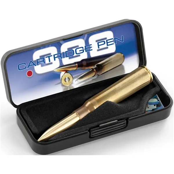 Pen has Genuine .338 caliber LAPUA mag brass casing & cartridge.... from ASI 54423 Fisher Space Pen Co / Fisher Space Pen