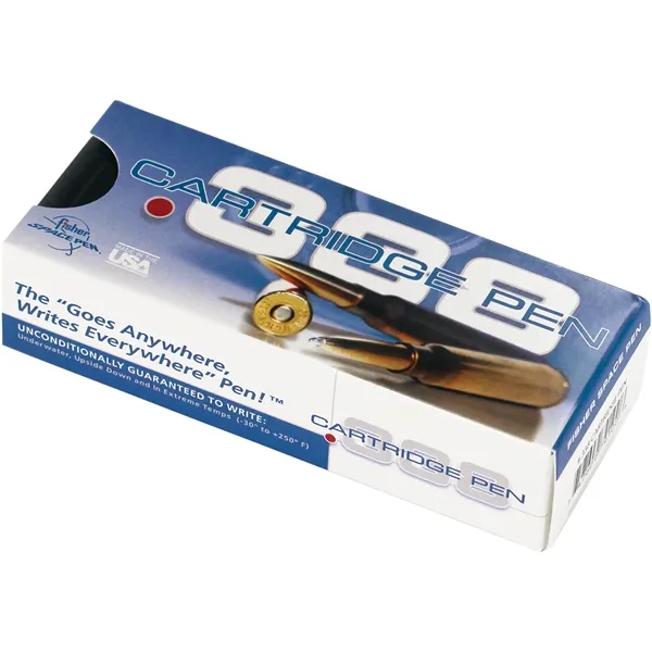 Pen has Genuine .338 caliber LAPUA mag brass casing & cartridge.... from ASI 54423 Fisher Space Pen Co / Fisher Space Pen