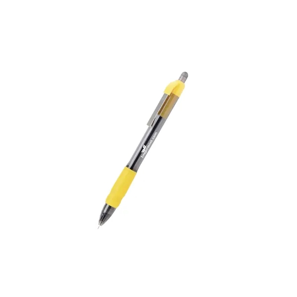 Translucent Grip plastic Pen + imprint + shipping to one US... from ASI 37218 Athena Promo (tm)