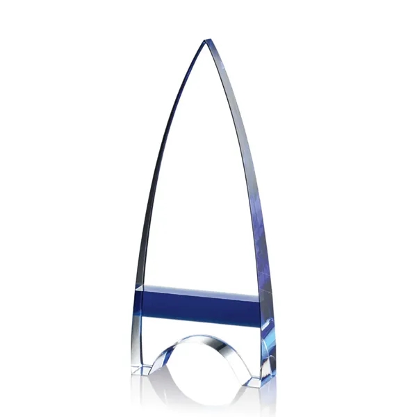 Our tapered arrowhead Optical Crystal tower is inlaid with Sapphire Optical... from ASI 84592 St Regis Group / St Regis
