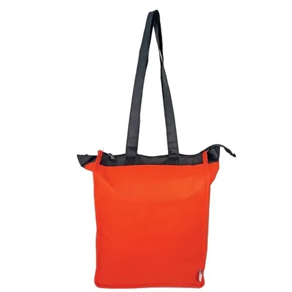 Hot/cold lunch cooler: foil lining, secure zipper, 25-inch handles, 90+ GSM... from ASI 67557 LimeLight Ent
