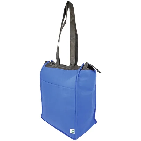 Hot/cold lunch cooler: foil lining, secure zipper, 25-inch handles, 90+ GSM... from ASI 67557 LimeLight Ent