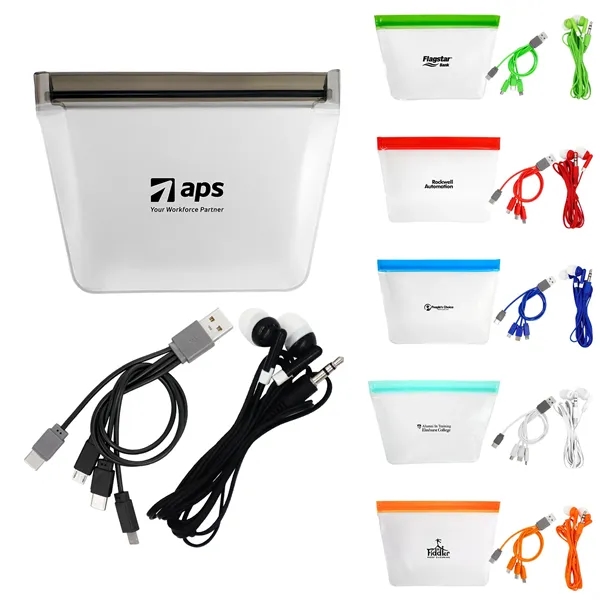 Reusable Ear Bud & C to C Set... from ASI 30208 A P Specialties / AP Specialties