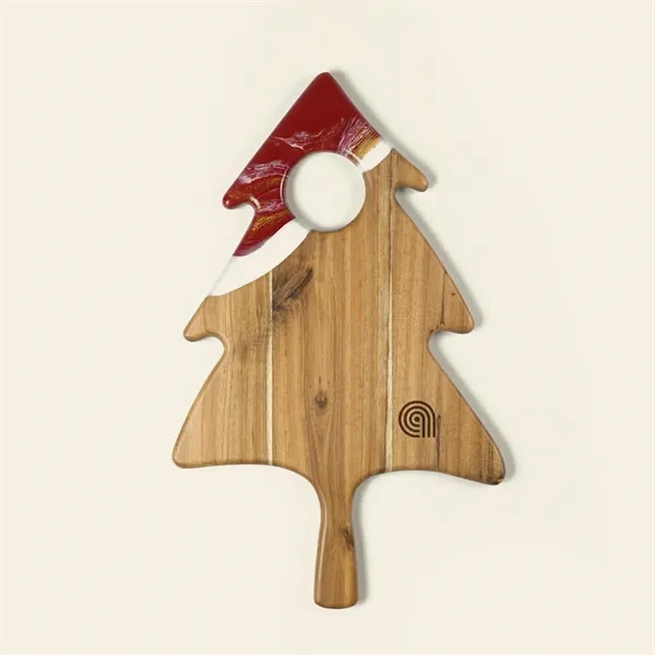 Celebrate the holidays in style with this handcrafted Christmas tree charcuterie... from ASI 93986 Visions/Awardcraft