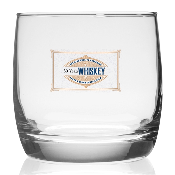 10 oz. cylindrical whiskey glass with thick base and design.... from ASI 39552 BEL Promo