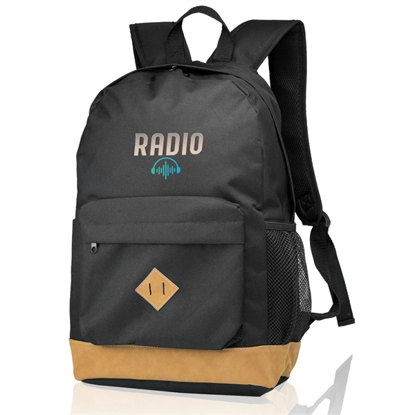 Multipurpose computer backpack with computer pocket, zipper closure, carry handle, mesh... from ASI 39552 BEL Promo