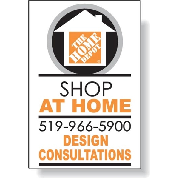 Magnetic Vehicle Sign .035 White Matte Vinyl Topcoat & Glossy Back... from ASI 87400 ArtechPro