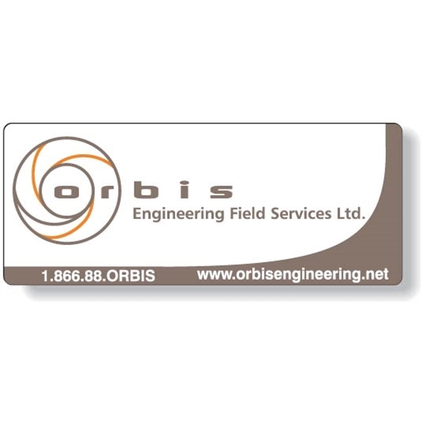 Magnetic Vehicle Sign .035 White Matte Vinyl Topcoat & Glossy Back... from ASI 87400 ArtechPro