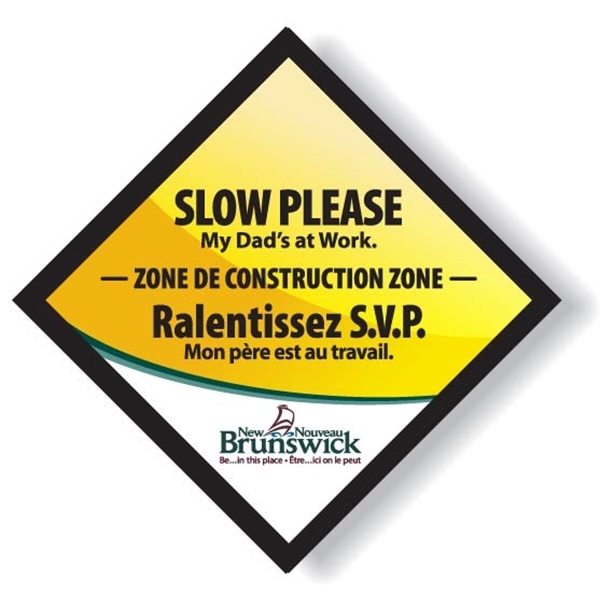 Magnetic Vehicle Sign .035 White Matte Vinyl Topcoat & Glossy Back... from ASI 87400 ArtechPro