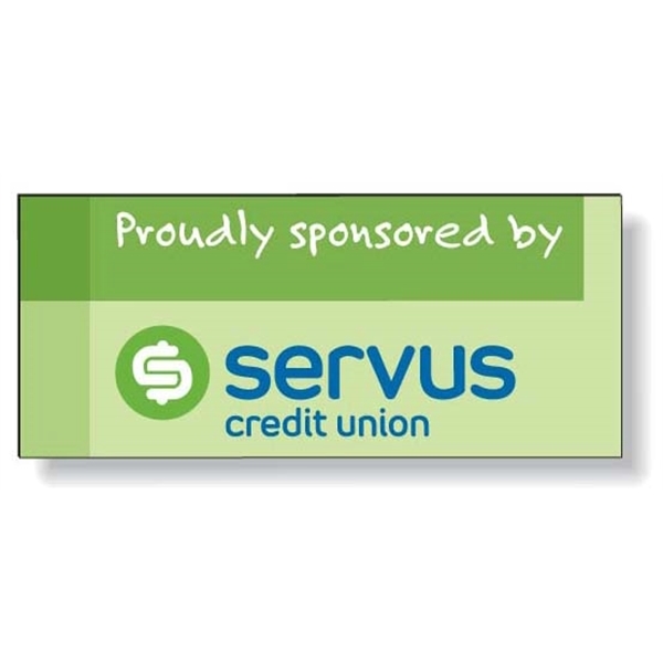 Magnetic Vehicle Sign .035 White Matte Vinyl Topcoat & Glossy Back... from ASI 87400 ArtechPro