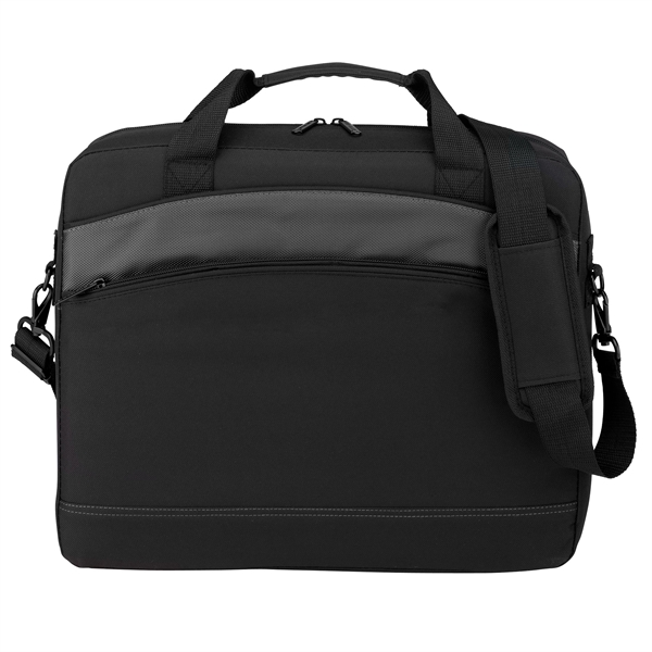 Padded Computer Brief with zippered compartments and adjustable shoulder strap. Carry... from ASI 86565 Seville Gear
