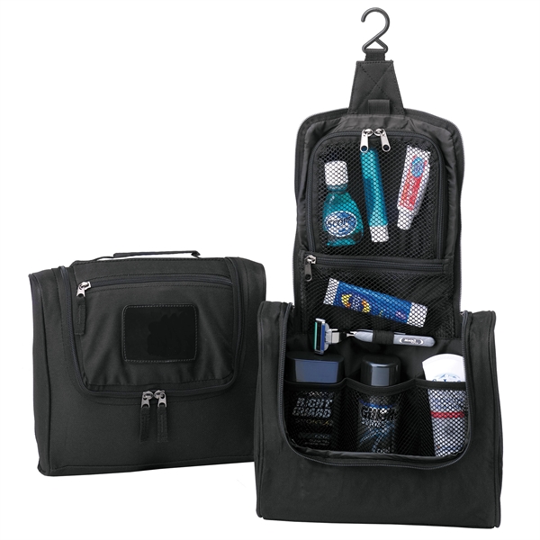 Travel Mate Toiletry Kit with mesh pockets, hanging hook, and carrying... from ASI 86565 Seville Gear