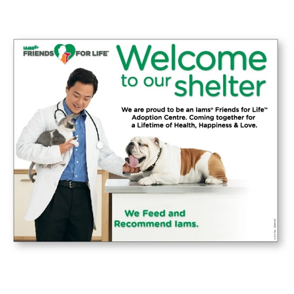 White Double-Sided Static Cling Decals with light block. Full Color Imprint.... from ASI 87400 ArtechPro