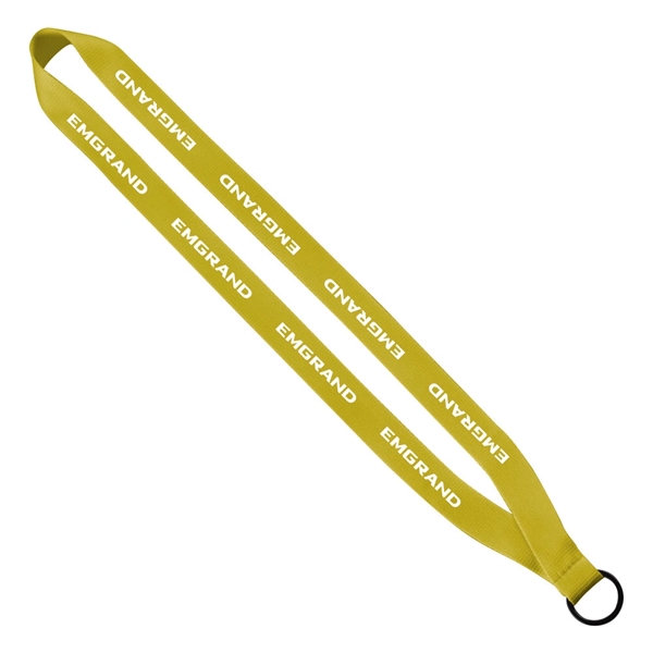 3/4" x 16" polyester sewn lanyard with a silver split key... from ASI 88060 Snugz/USA Inc / SnugZ USA®