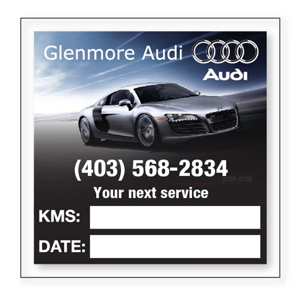 Service Decal Special. Clear vinyl with low tack adhesive back. Digitally... from ASI 87400 ArtechPro