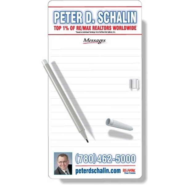 Premium Plastic Magnetic Memo Board Kit. Full color imprint.... from ASI 87400 ArtechPro