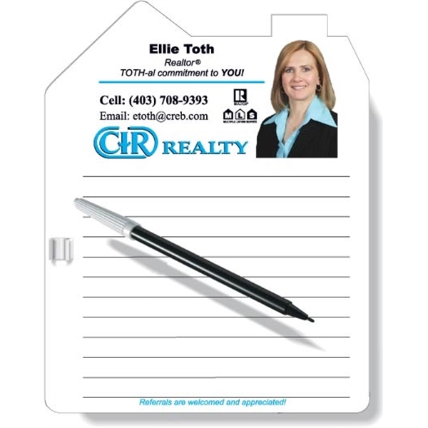 Premium Plastic Magnetic Memo Board Kit. Full color imprint.... from ASI 87400 ArtechPro