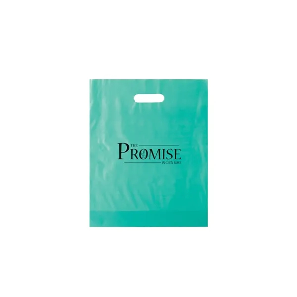 12" x 15" x 3" HDPE plastic bag with gusset and... from ASI 35290 American Ad Bag Co