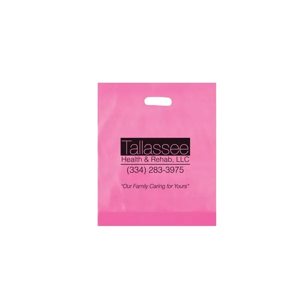12" x 15" x 3" HDPE frosted plastic bag with gusset... from ASI 35290 American Ad Bag Co