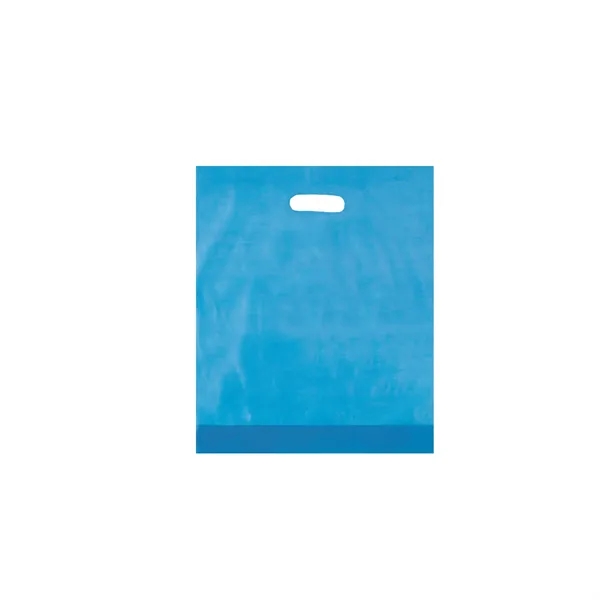 12" x 15" x 3" HDPE frosted plastic bag with gusset... from ASI 35290 American Ad Bag Co