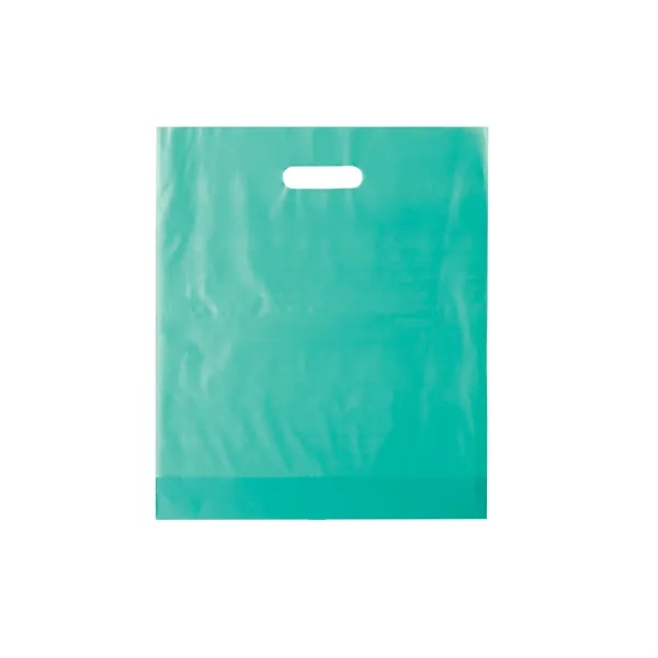5" x 18" x 4" clear frosted HDPE plastic bag with... from ASI 35290 American Ad Bag Co