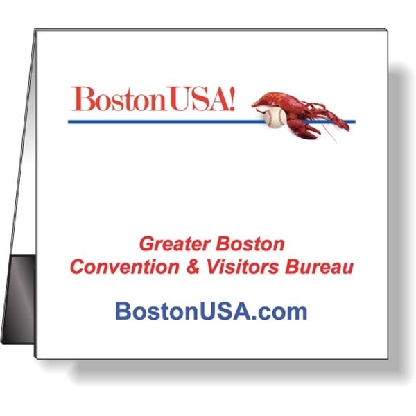 .010 White Gloss Vinyl Plastic Magnetic Bookmark with two magnets. Full... from ASI 87400 ArtechPro