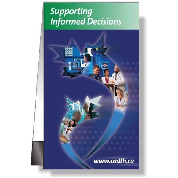 .010 White Gloss Vinyl Plastic Magnetic Bookmark with two magnets. Full... from ASI 87400 ArtechPro