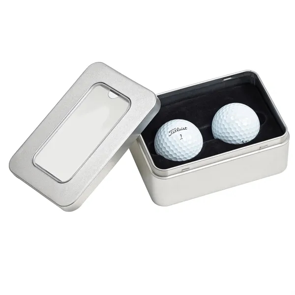 The 2-Ball Tin includes 2 custom Pro V1 golf balls in... from ASI 38120 Ball Pro / Diversified Quality Kitchenware
