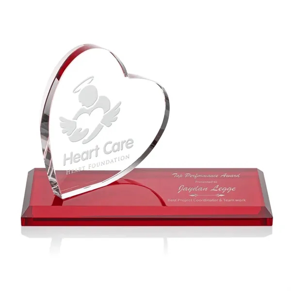 The Northam Heart Award features a sparkling 4" Starfire Crystal Heart... from ASI 84592 St Regis Group / St Regis