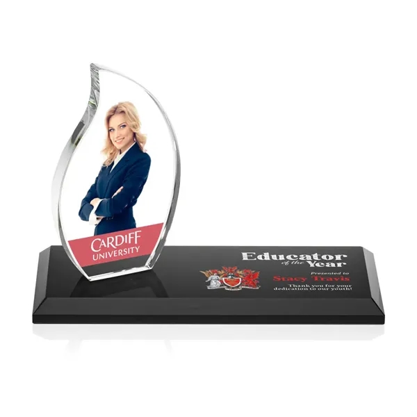 The Northam Flame VividPrint™ features a 4.5" Starfire Crystal Flame mounted... from ASI 84592 St Regis Group / St Regis