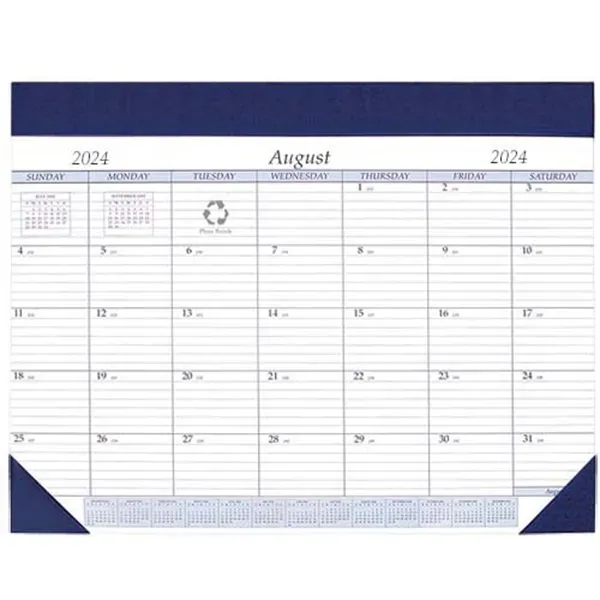 Academic desk pad with leatherette header and corners.... from ASI 76575 Payne Publishers Inc / Payne Publishers