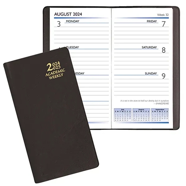 Smyth sewn academic weekly pocket planner with continental vinyl cover.... from ASI 76575 Payne Publishers Inc / Payne Publishers