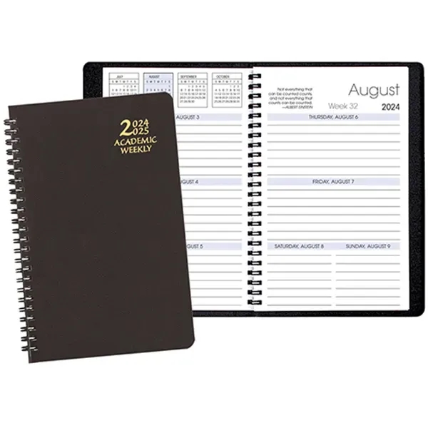Academic weekly wire bound planner with leatherette cover.... from ASI 76575 Payne Publishers Inc / Payne Publishers