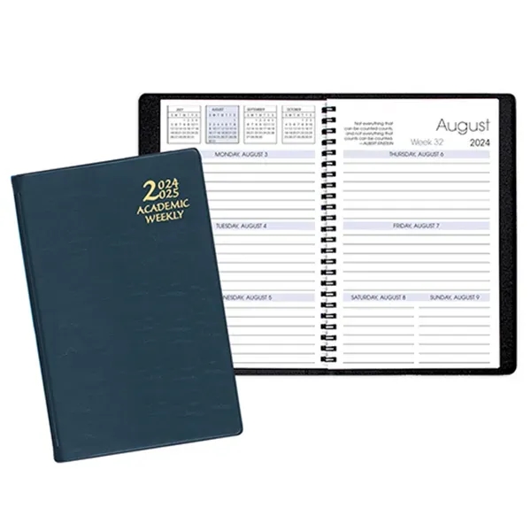 Academic weekly wire bound planner with continental vinyl cover.... from ASI 76575 Payne Publishers Inc / Payne Publishers