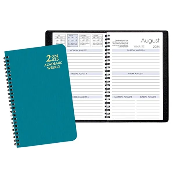 Academic weekly wire bound planner with shimmer cover.... from ASI 76575 Payne Publishers Inc / Payne Publishers