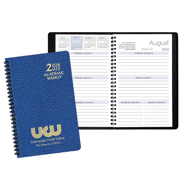 Academic weekly wire bound planner with cobblestone cover.... from ASI 76575 Payne Publishers Inc / Payne Publishers