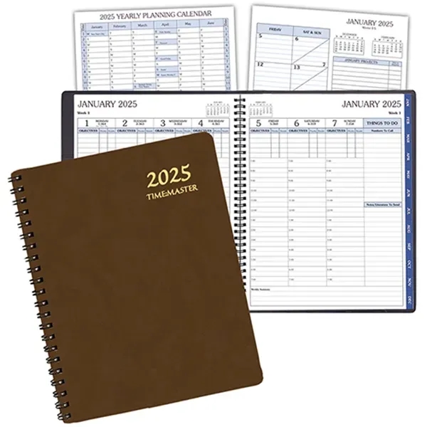 Wire bound time management planner with Canyon cover.... from ASI 76575 Payne Publishers Inc / Payne Publishers