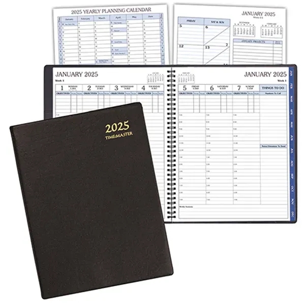 Time management planner with Continental vinyl cover.... from ASI 76575 Payne Publishers Inc / Payne Publishers
