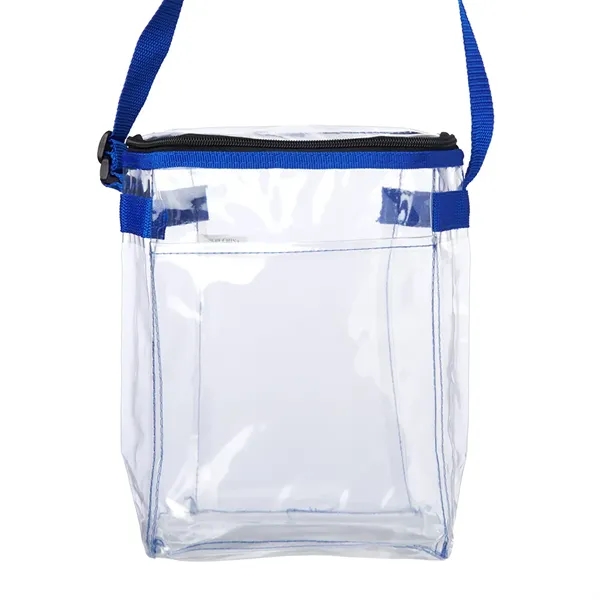 4.5" x 8" x 10.24" transparent lunch bag with adjustable carry... from ASI 39552 BEL Promo