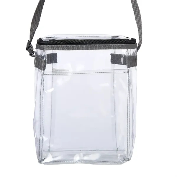 4.5" x 8" x 10.24" transparent lunch bag with adjustable carry... from ASI 39552 BEL Promo