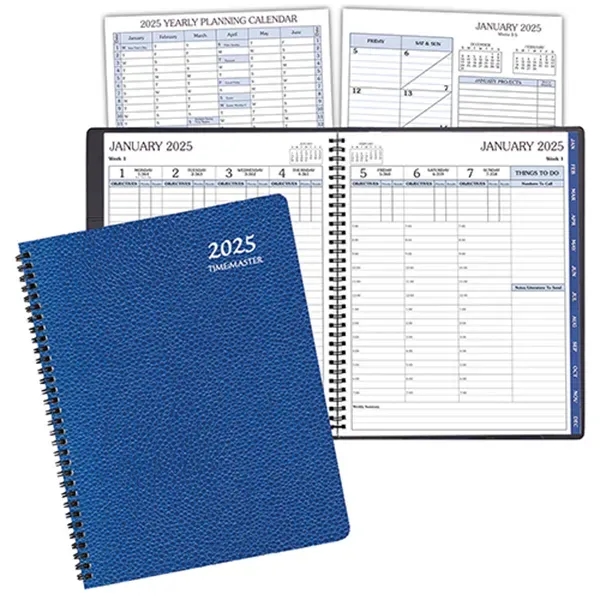Wire-bound, time management planner with cobblestone cover.... from ASI 76575 Payne Publishers Inc / Payne Publishers