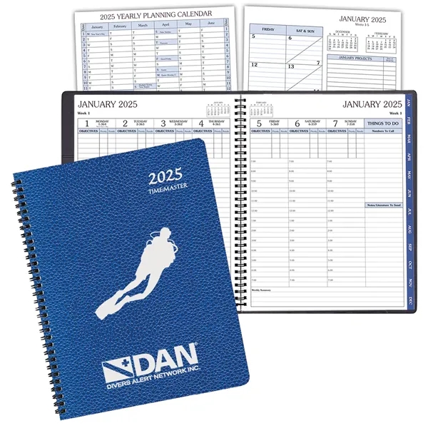 Wire-bound, time management planner with cobblestone cover.... from ASI 76575 Payne Publishers Inc / Payne Publishers