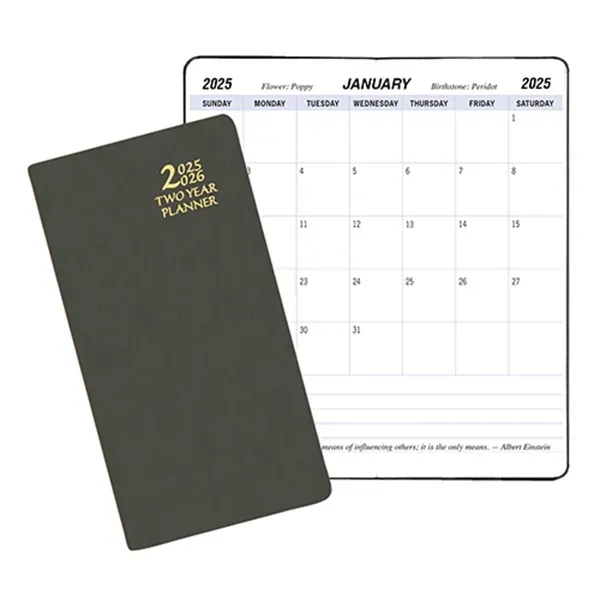 2 year pocket monthly planner with horizontal format and Canyon cover.... from ASI 76575 Payne Publishers Inc / Payne Publishers