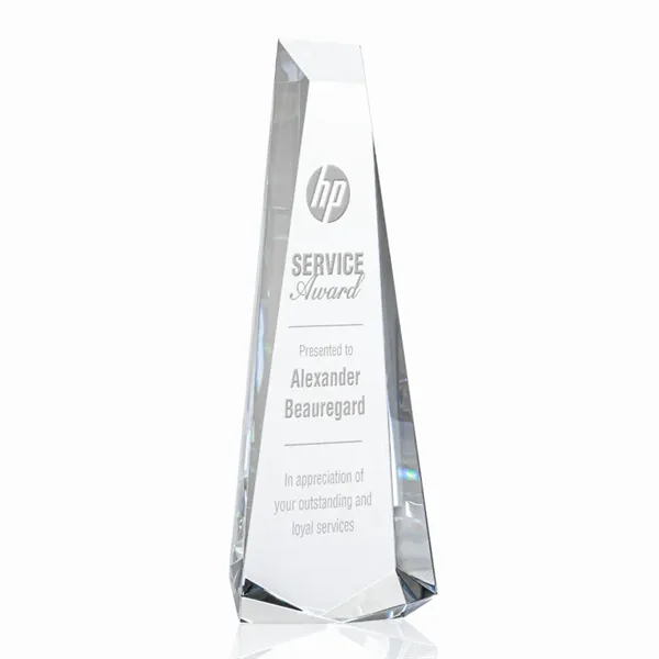 The Rustern Obelisk is a modern monument to optical crystal brilliance.... from ASI 84592 St Regis Group / St Regis