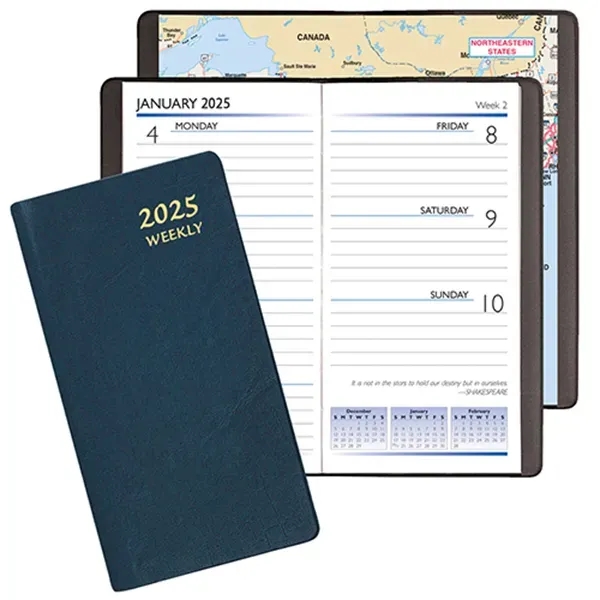 Weekly pocket planner with Continental vinyl cover.... from ASI 76575 Payne Publishers Inc / Payne Publishers