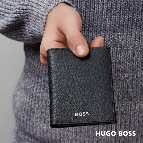 The Hugo Boss® Classic Grained Folding Card Holder is characterized by... from ASI 84592 St Regis Group