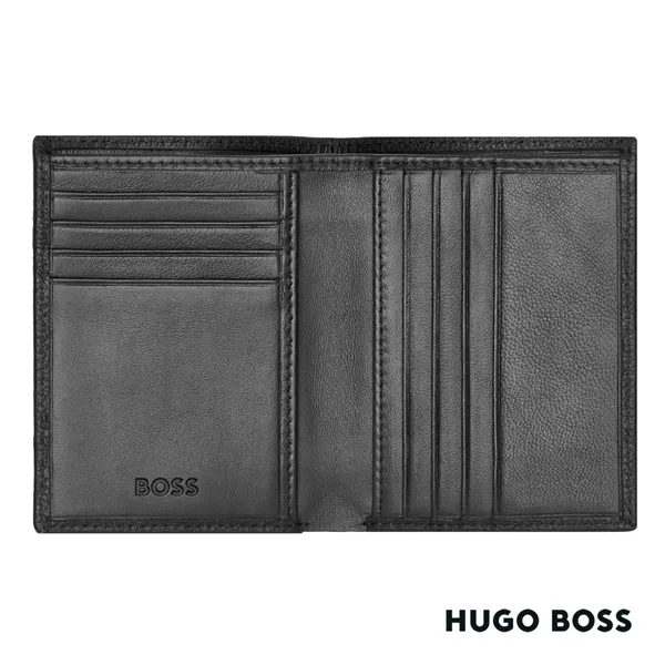 The Hugo Boss® Classic Grained Folding Card Holder is characterized by... from ASI 84592 St Regis Group