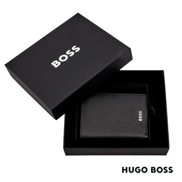 The Hugo Boss® Classic Grained Folding Card Holder is characterized by... from ASI 84592 St Regis Group